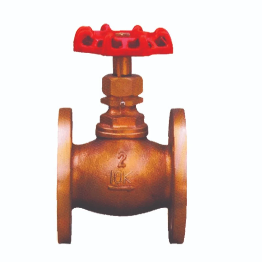 Marine Globe Valve JIS 5K - Marine Valves showing detailed view with specifications and design features in realistic presentation